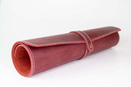 Schreibtischunterlage Leder – Chianti - LederGlück Manufaktur