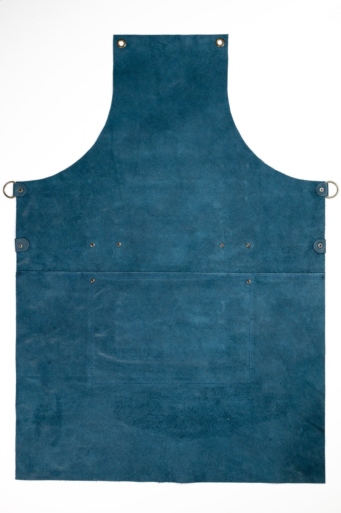 Grillschürze - Navy - LederGlück Manufaktur