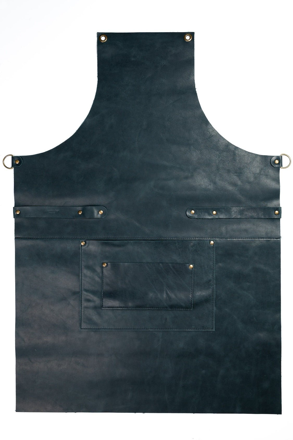 Grillschürze - Schiefer - LederGlück Manufaktur