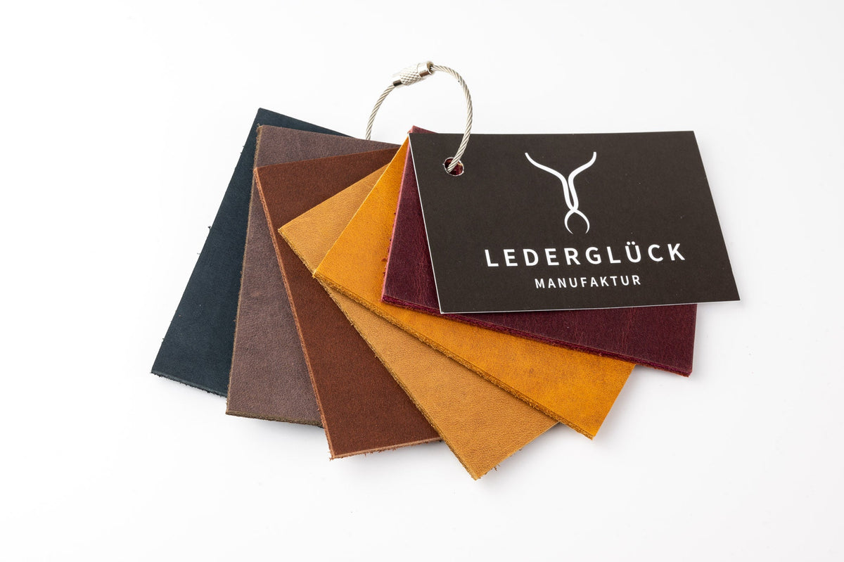 Leder Farbmuster - LederGlück Manufaktur