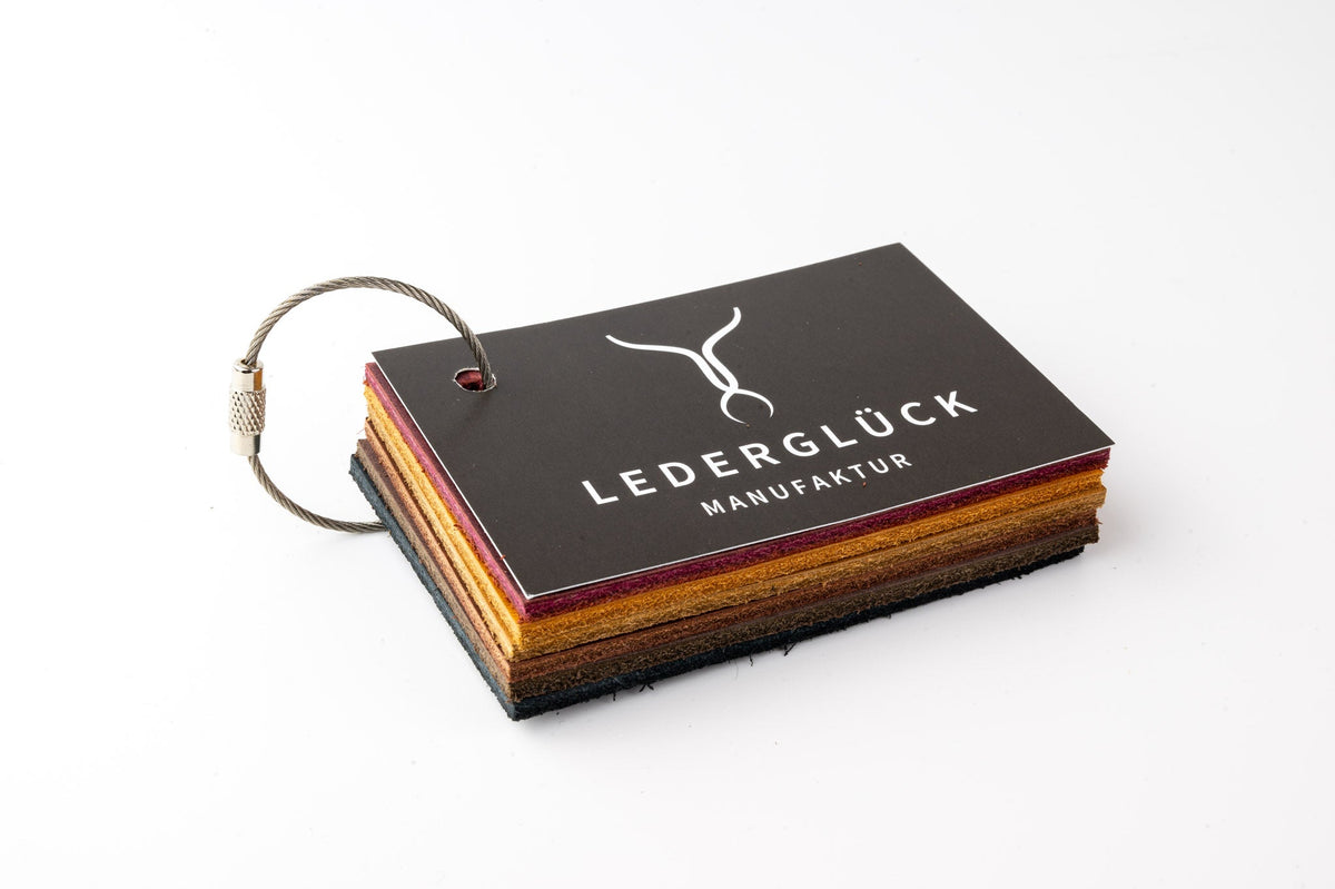 Leder Farbmuster - LederGlück Manufaktur