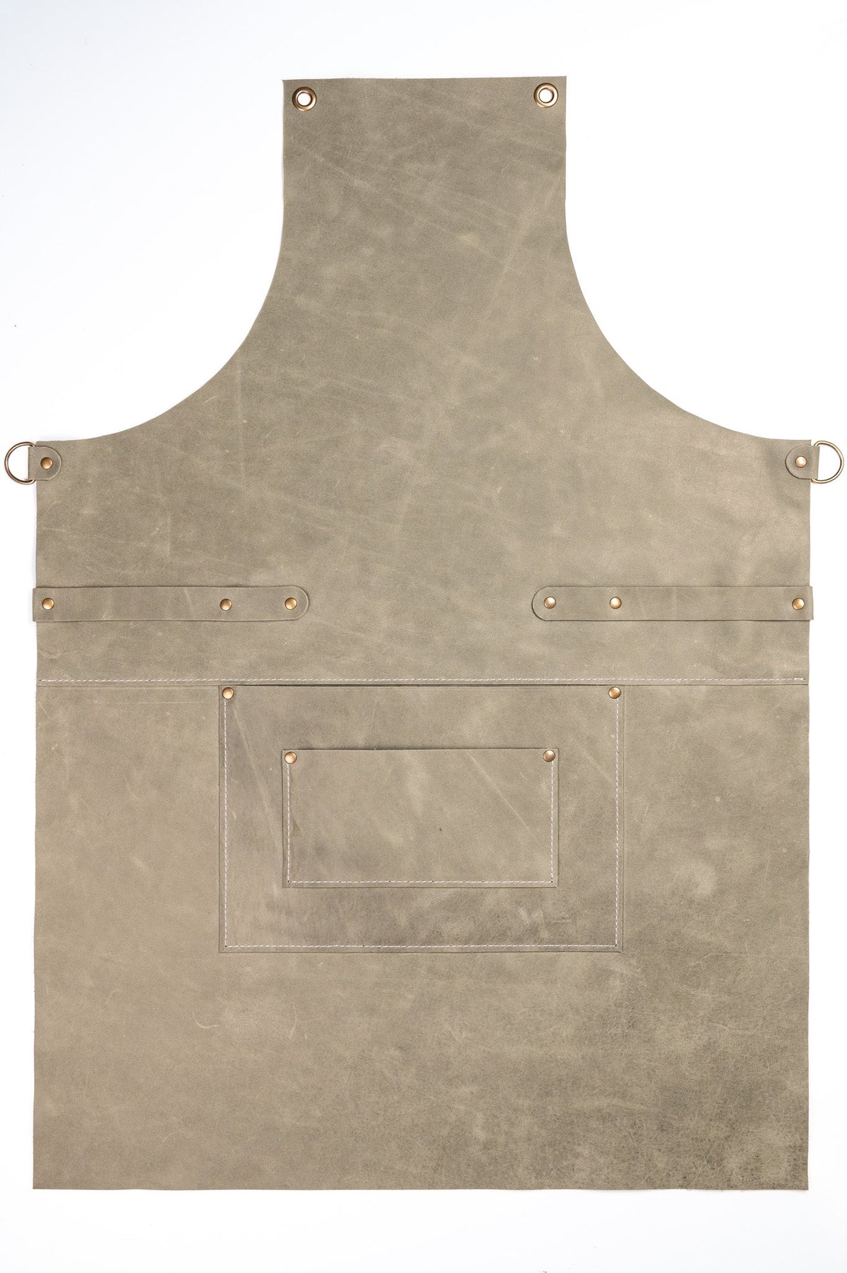 Leder Grillschürze – Camel - LederGlück Manufaktur