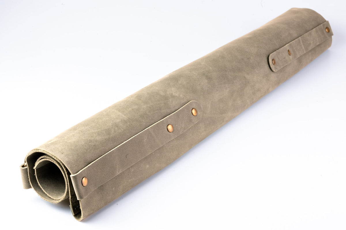 Leder Grillschürze – Camel - LederGlück Manufaktur