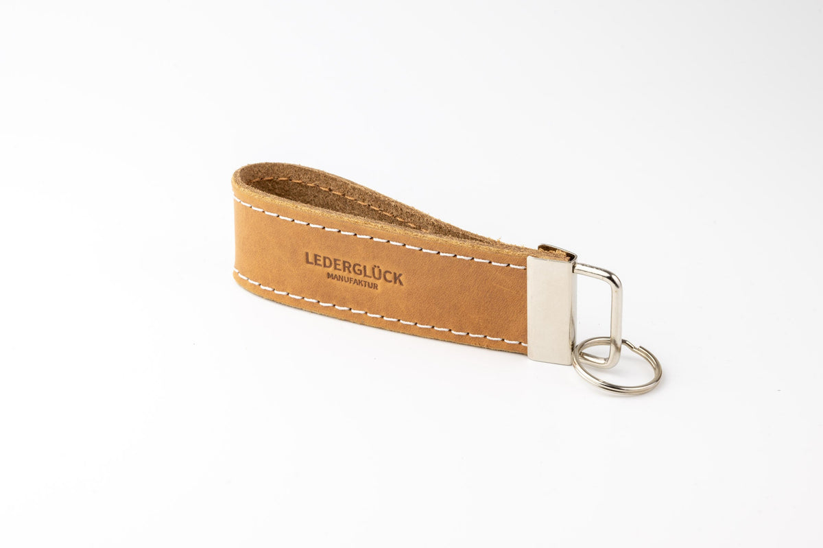 Schlüsselanhänger - Camel - LederGlück Manufaktur