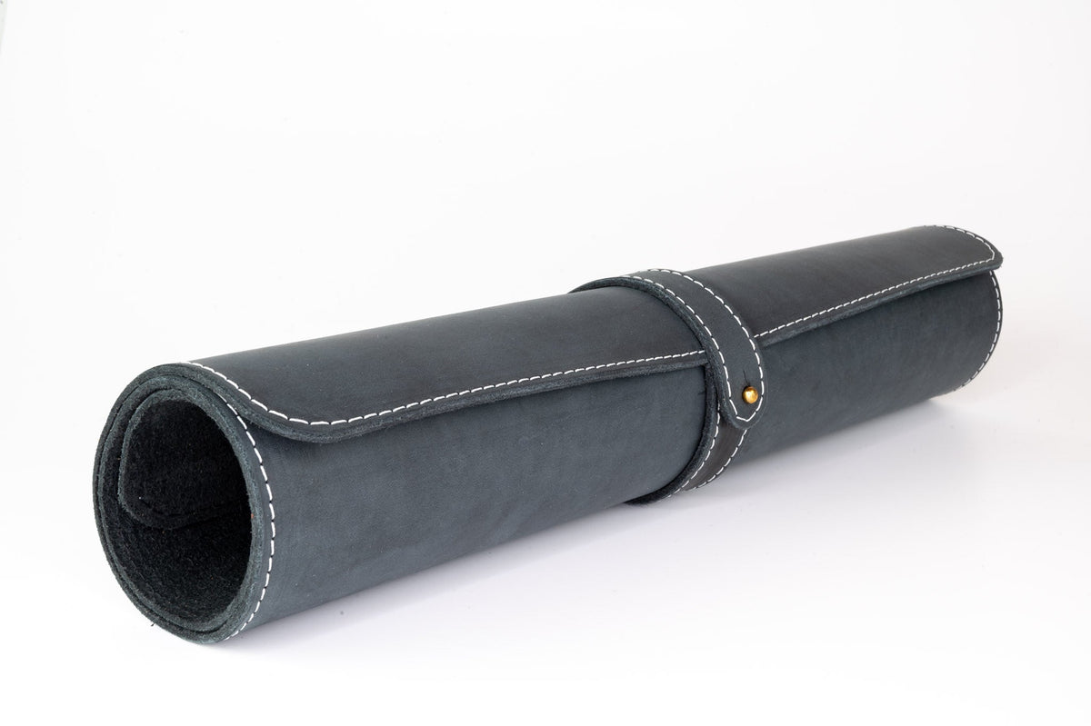 Schreibtischunterlage Leder – Schiefer - LederGlück Manufaktur